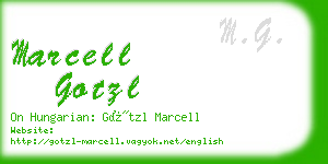 marcell gotzl business card